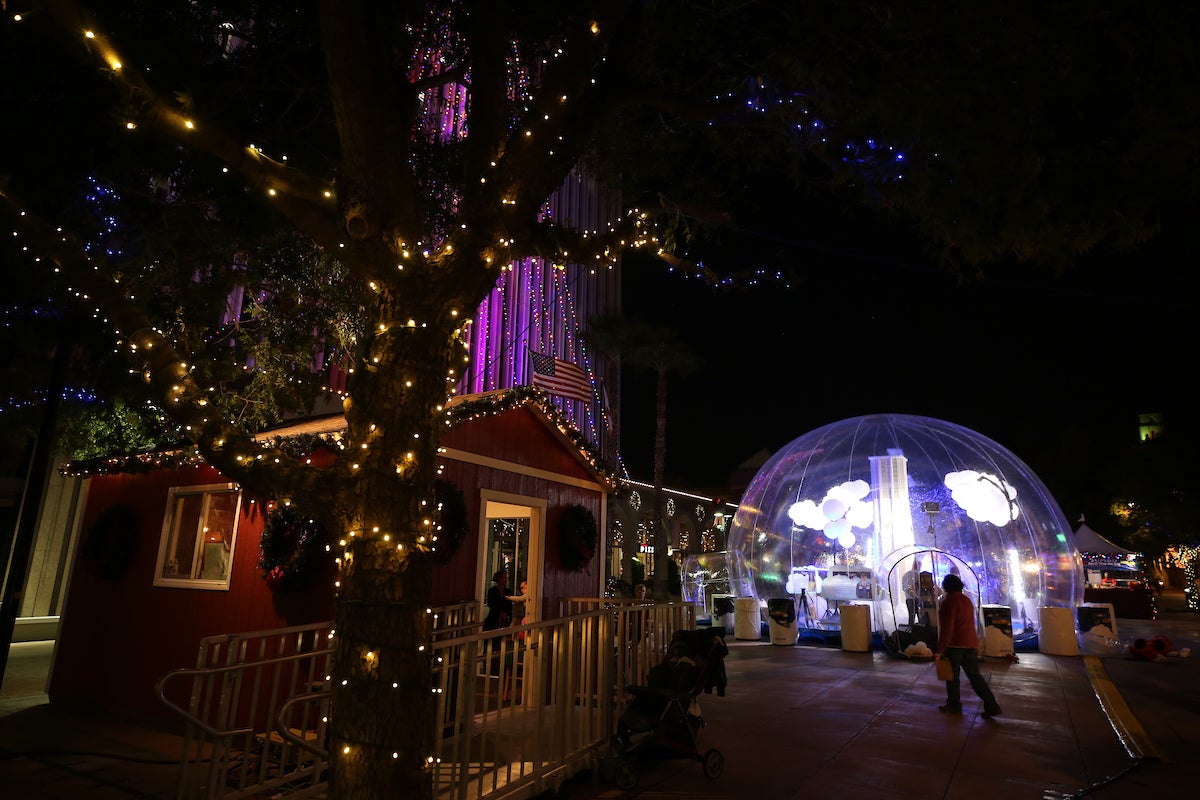 UCR adds snow globe experience to Festival of Lights Inside UCR UC